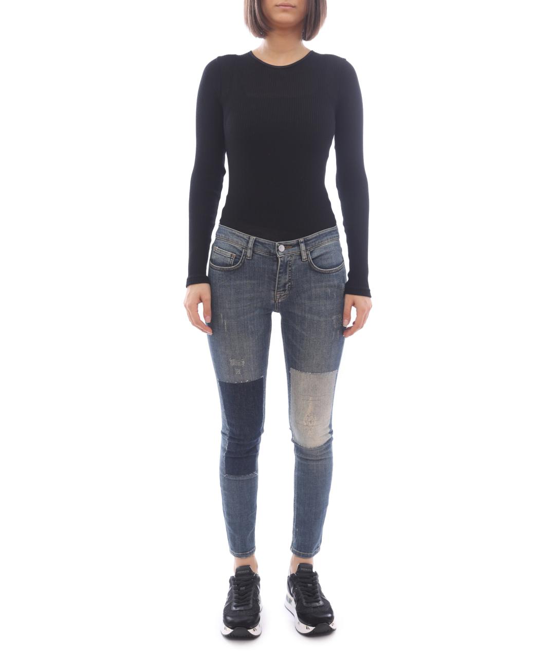 VICTORIA BECKHAM Синие прямые джинсы, фото 2