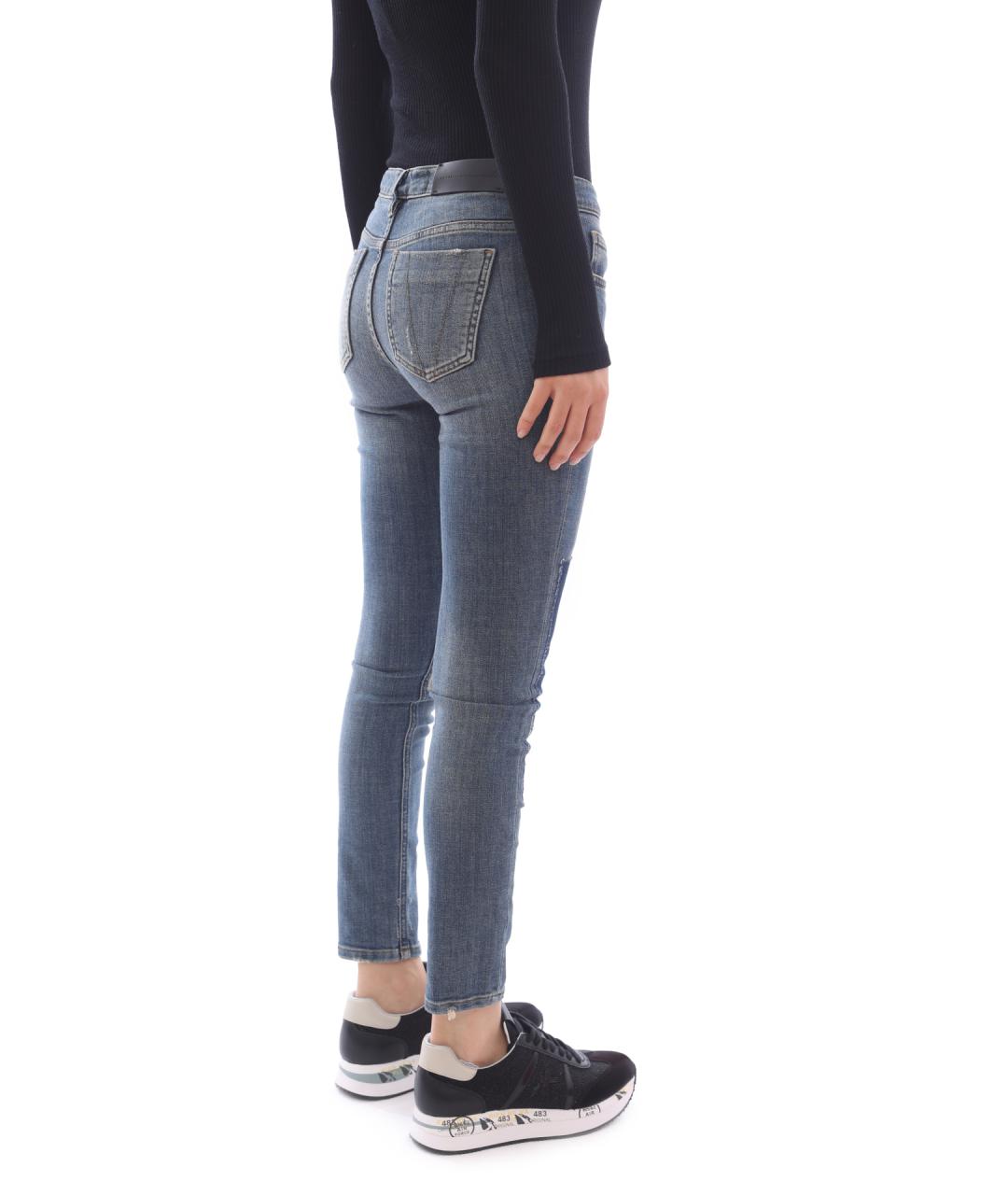 VICTORIA BECKHAM Синие прямые джинсы, фото 5