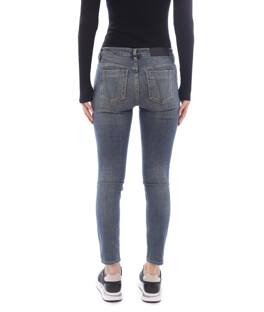 VICTORIA BECKHAM Синие прямые джинсы, фото 4