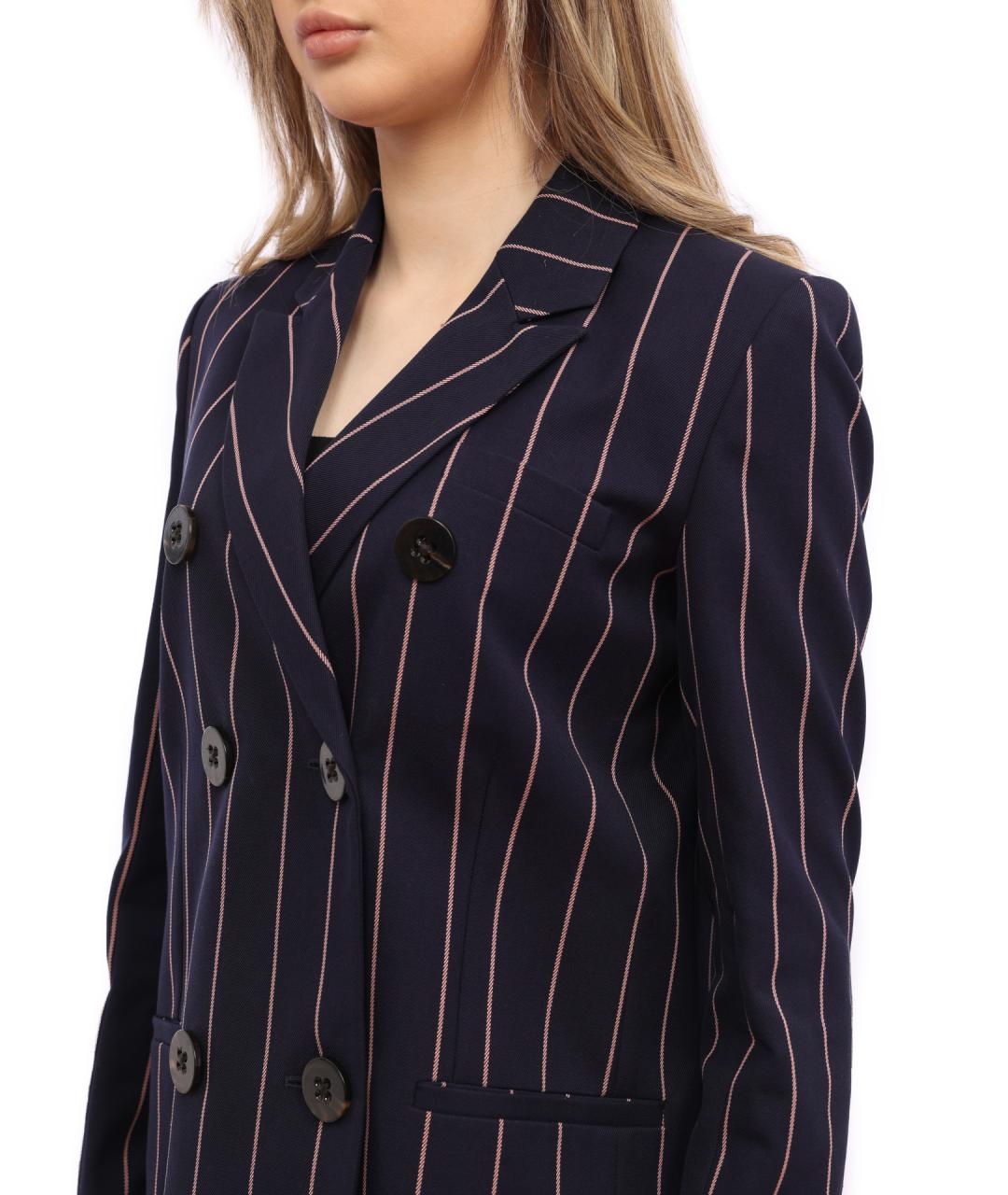 VICTORIA BECKHAM Синий жакет/пиджак, фото 3