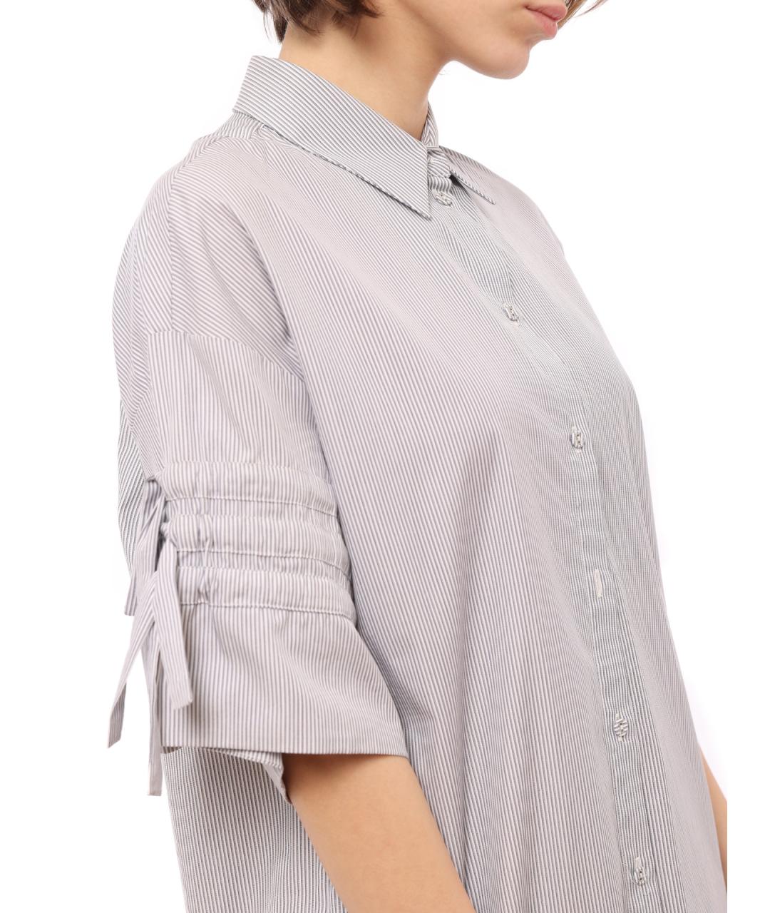 VICTORIA BECKHAM Серое повседневное платье, фото 5