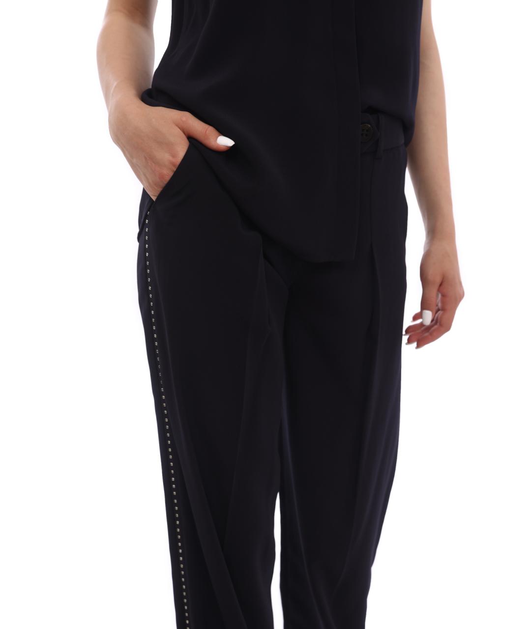 VICTORIA BECKHAM Синие прямые брюки, фото 5