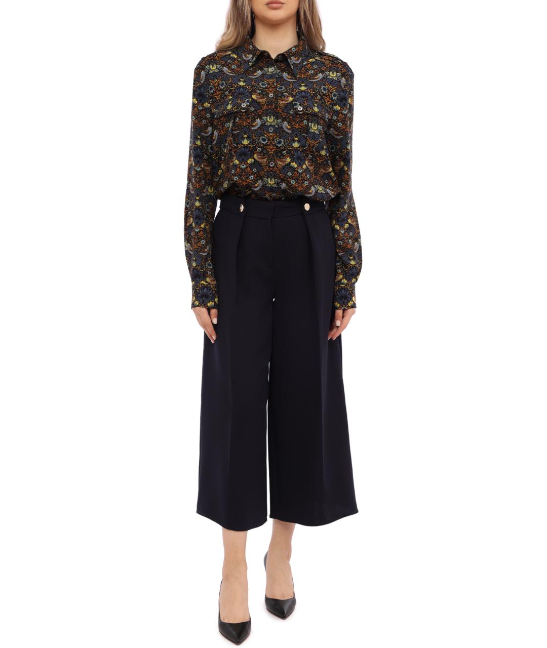 VICTORIA BECKHAM Темно-синие кюлоты, фото 2