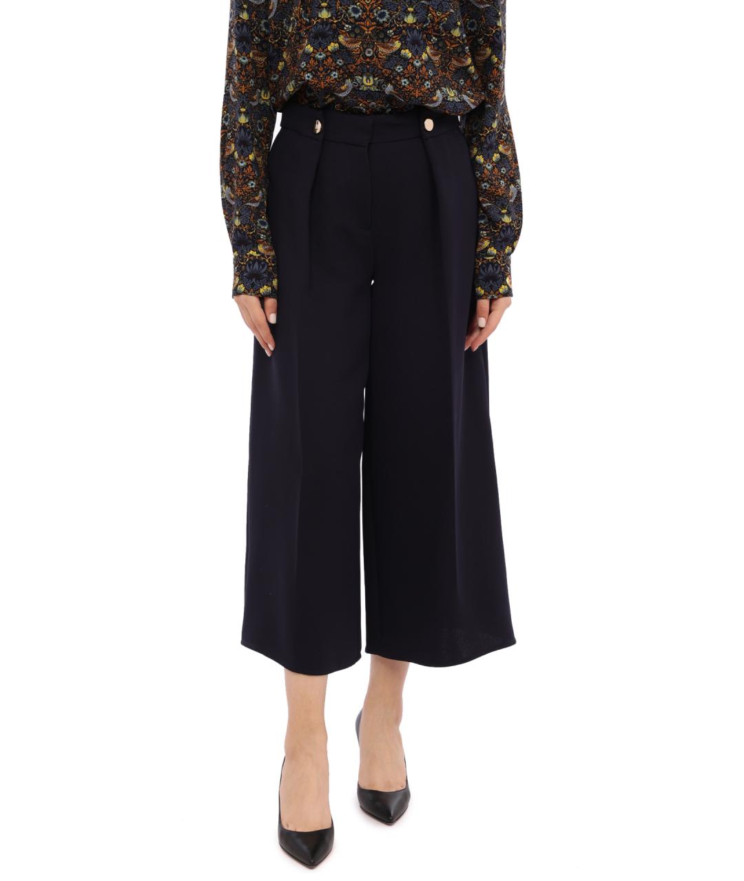VICTORIA BECKHAM Темно-синие кюлоты, фото 1