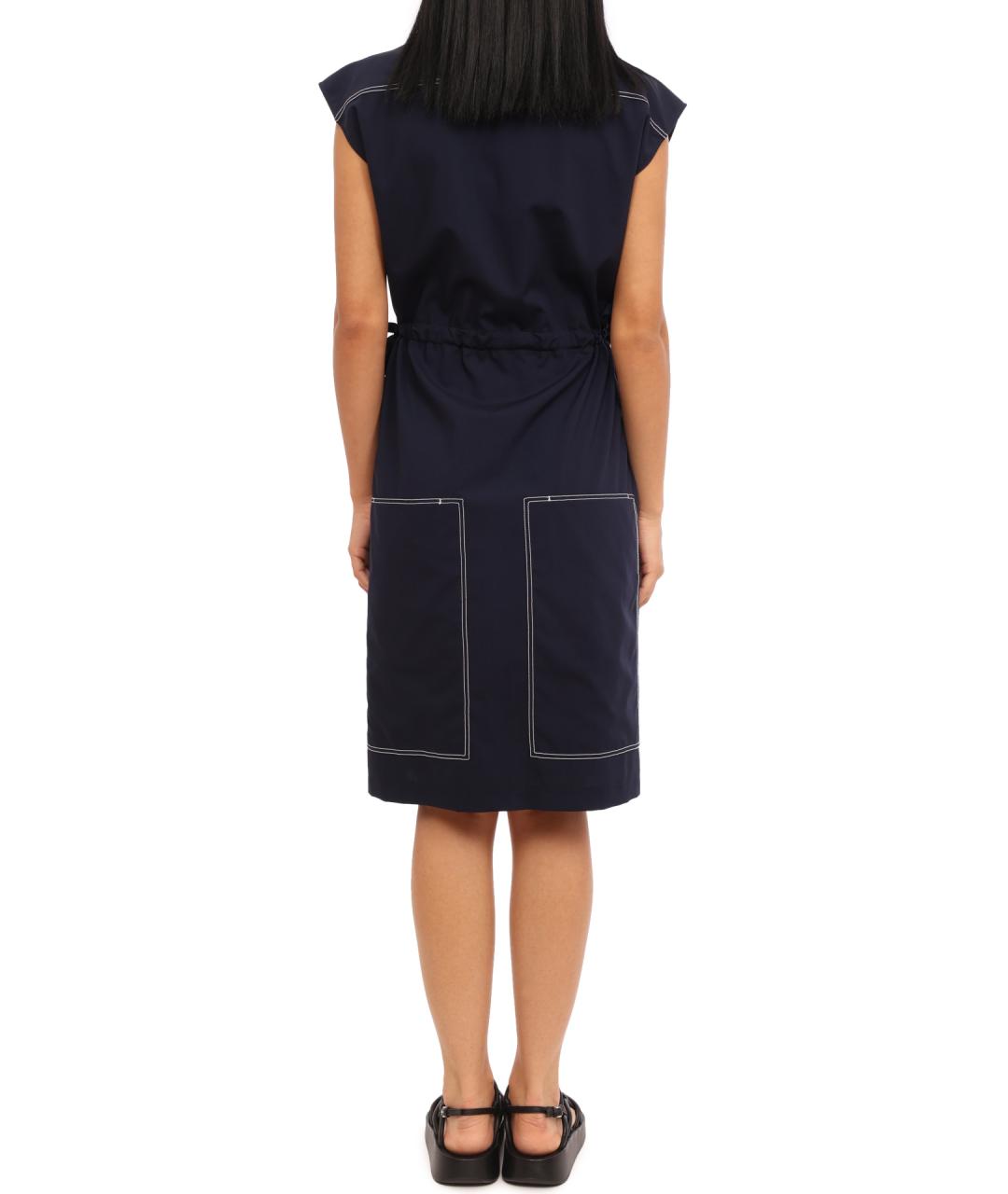 PORTS 1961 Синее повседневное платье, фото 5