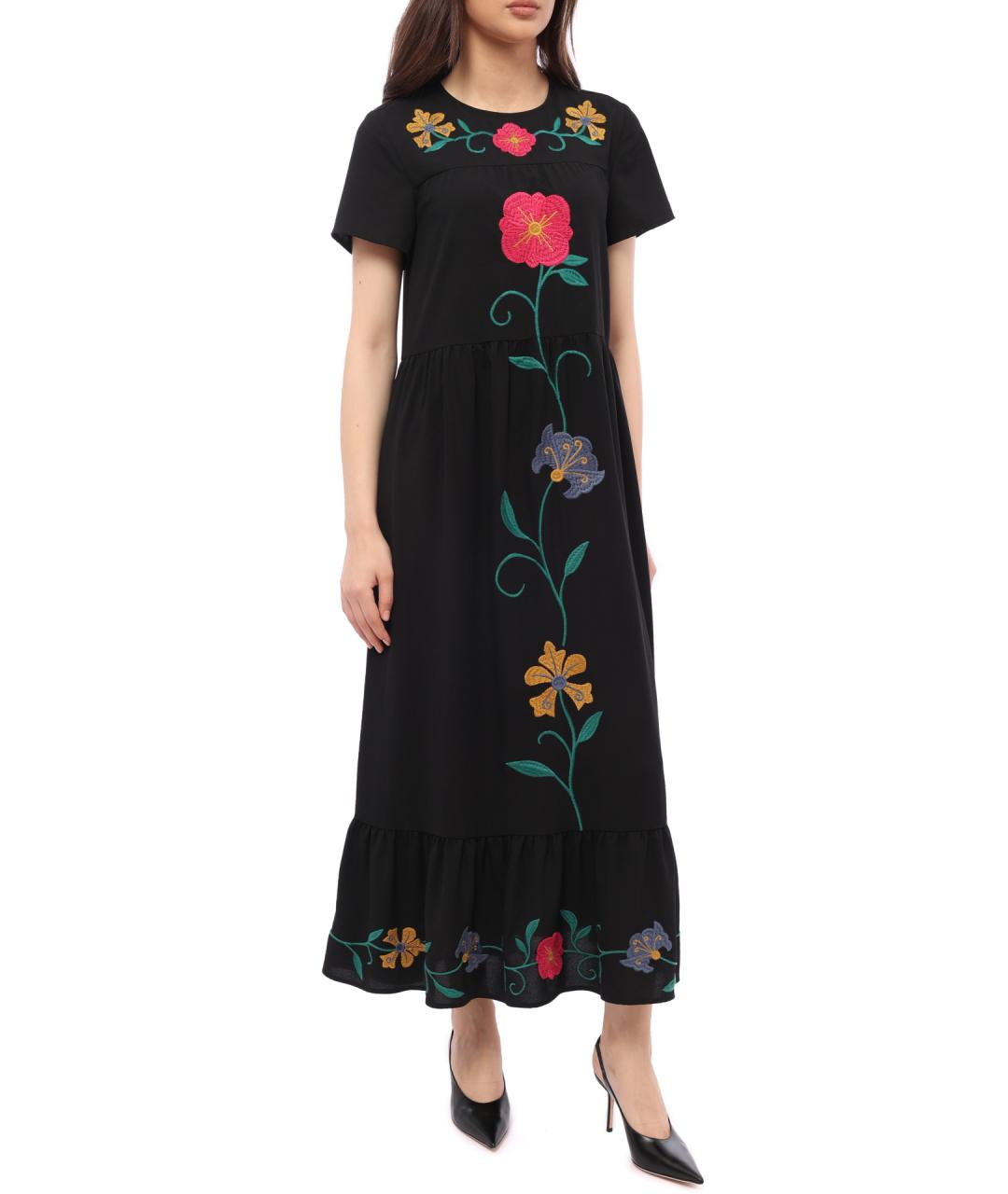 VALENTINO Черное повседневное платье, фото 6