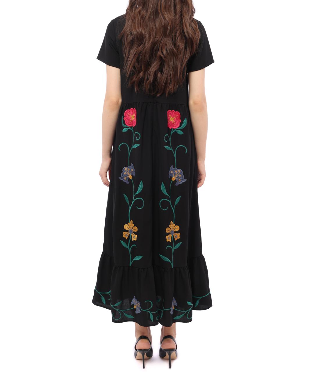 VALENTINO Черное повседневное платье, фото 4