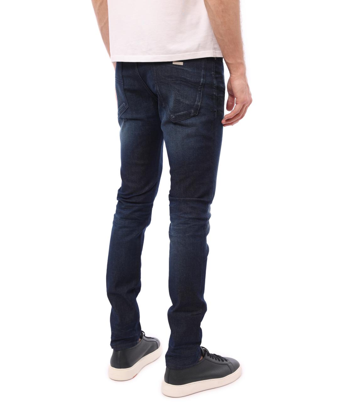 ARMANI EXCHANGE Синие хлопковые джинсы скинни, фото 4