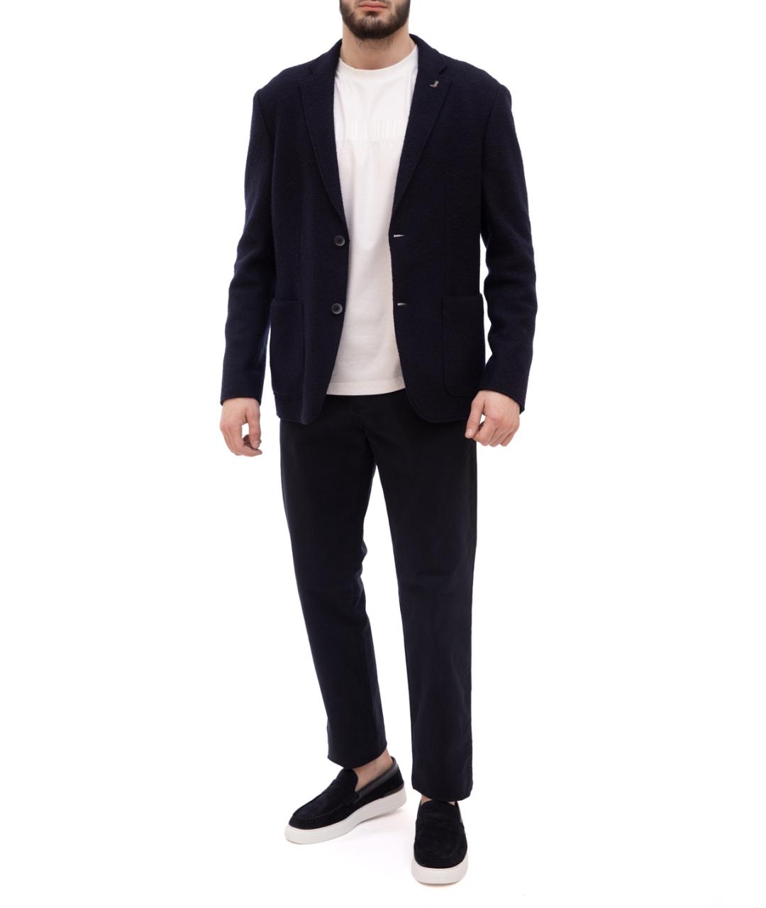 CALVIN KLEIN Темно-синий пиджак, фото 1