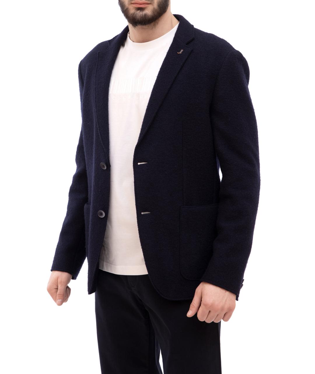 CALVIN KLEIN Темно-синий пиджак, фото 2