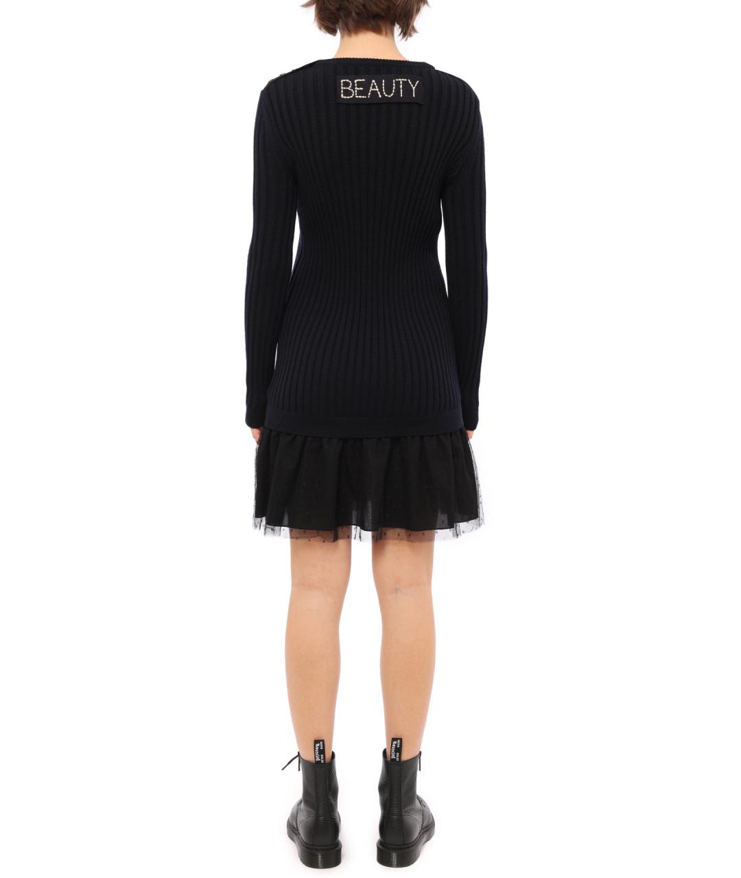 VALENTINO Синее повседневное платье, фото 4