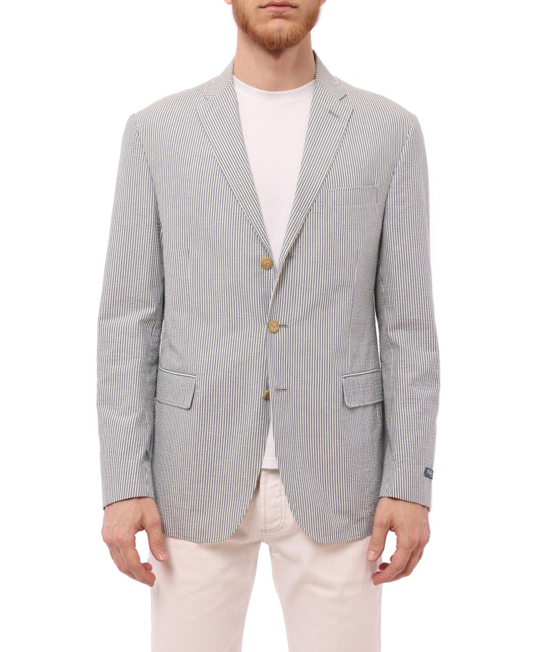 RALPH LAUREN Серый пиджак, фото 1