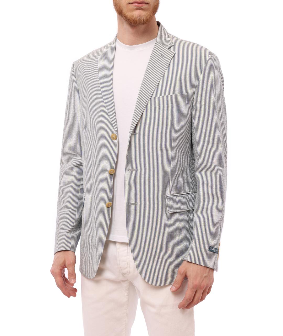 RALPH LAUREN Серый пиджак, фото 3