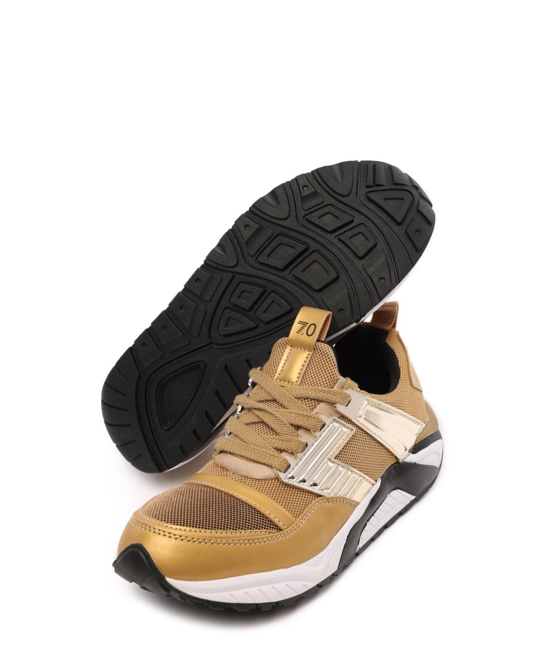 EA7 Золотые кроссовки, фото 4