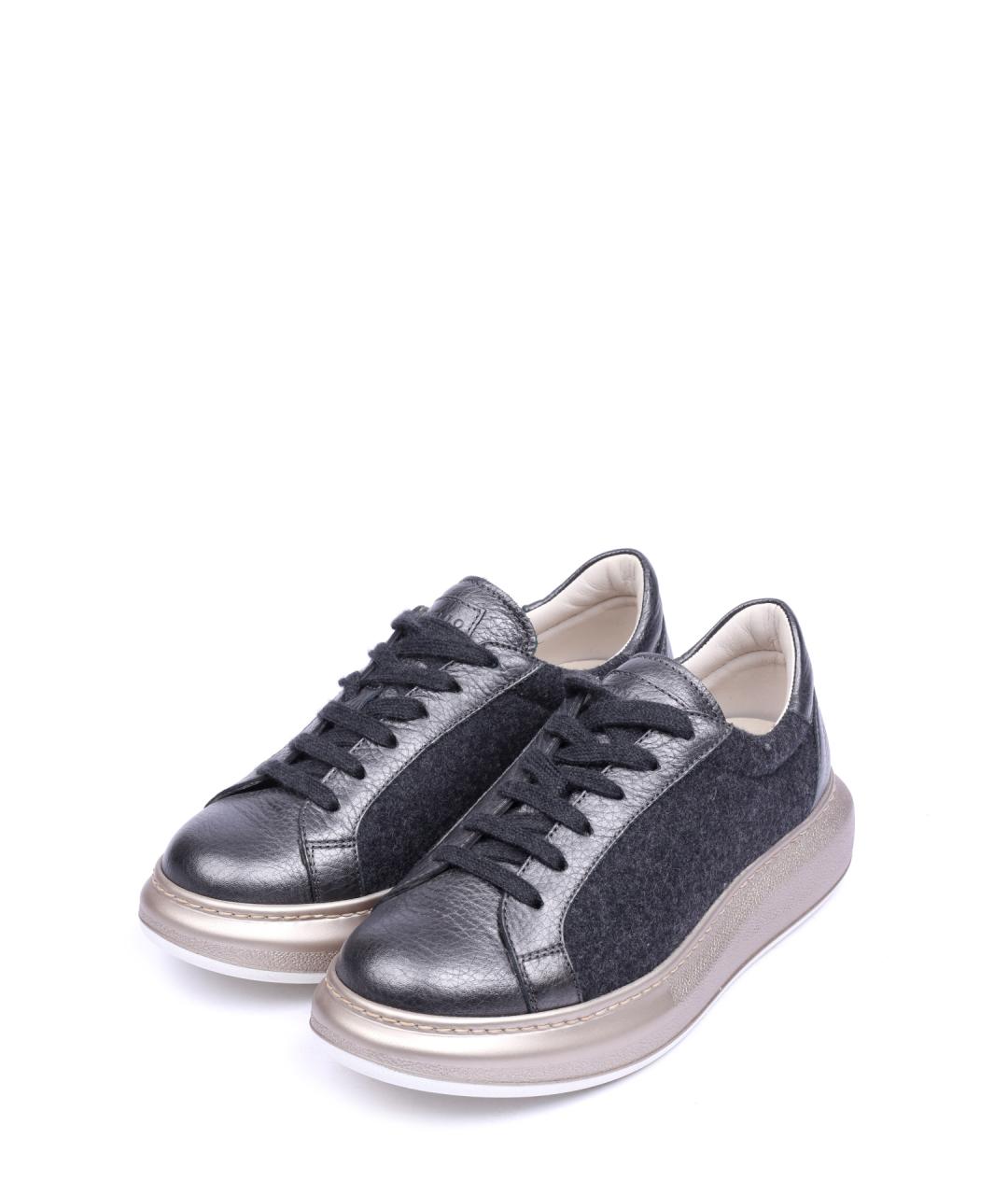 BRUNELLO CUCINELLI Серые кроссовки, фото 2