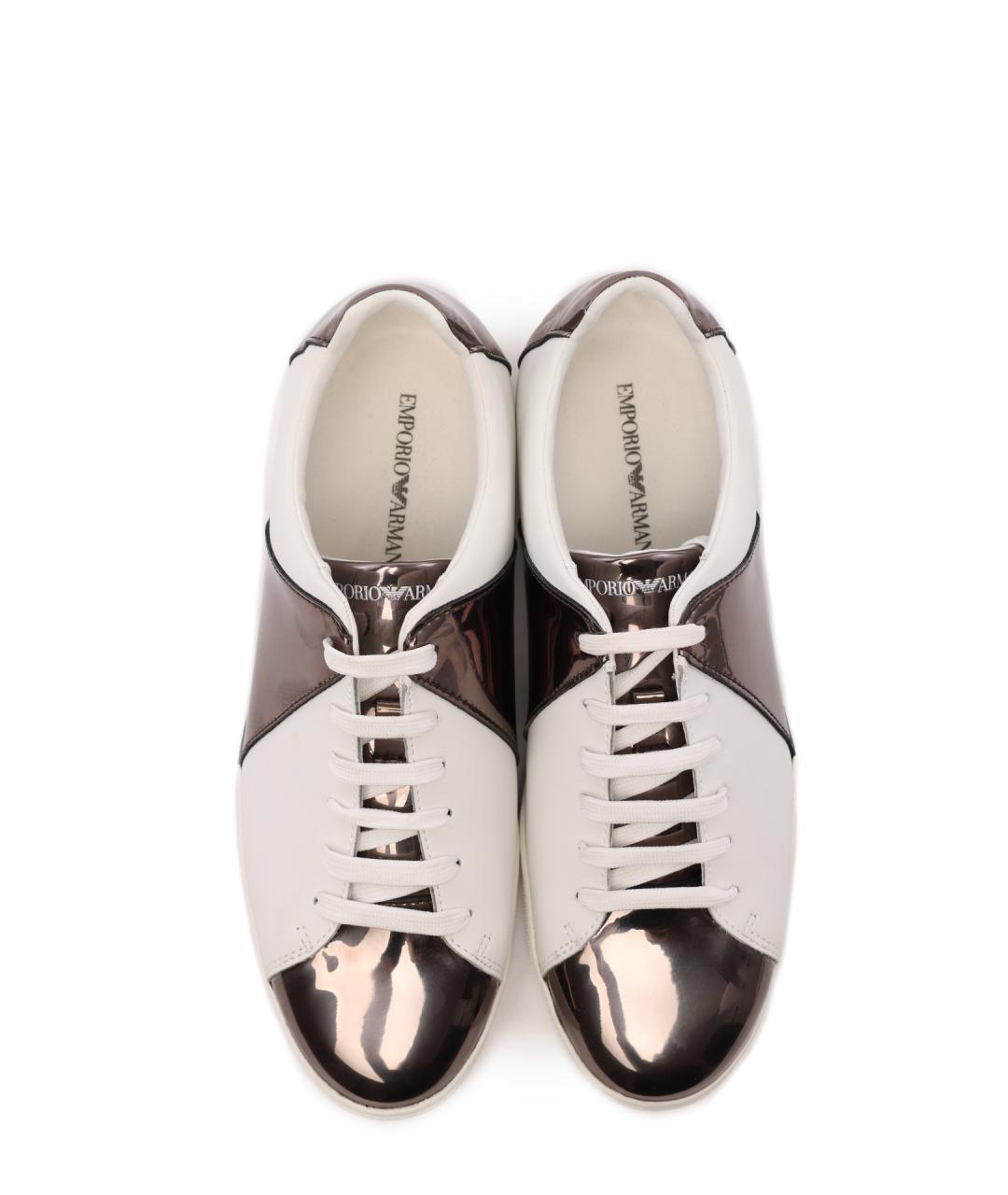 EMPORIO ARMANI Мульти кожаные кеды, фото 4