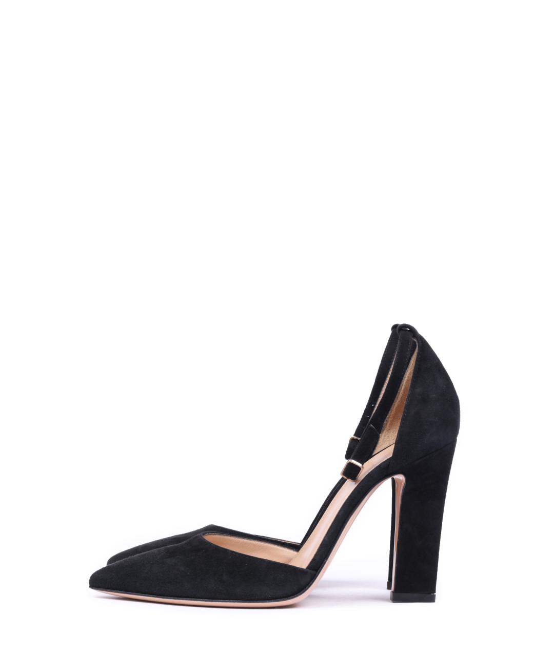 GIANVITO ROSSI Черные замшевые туфли, фото 5