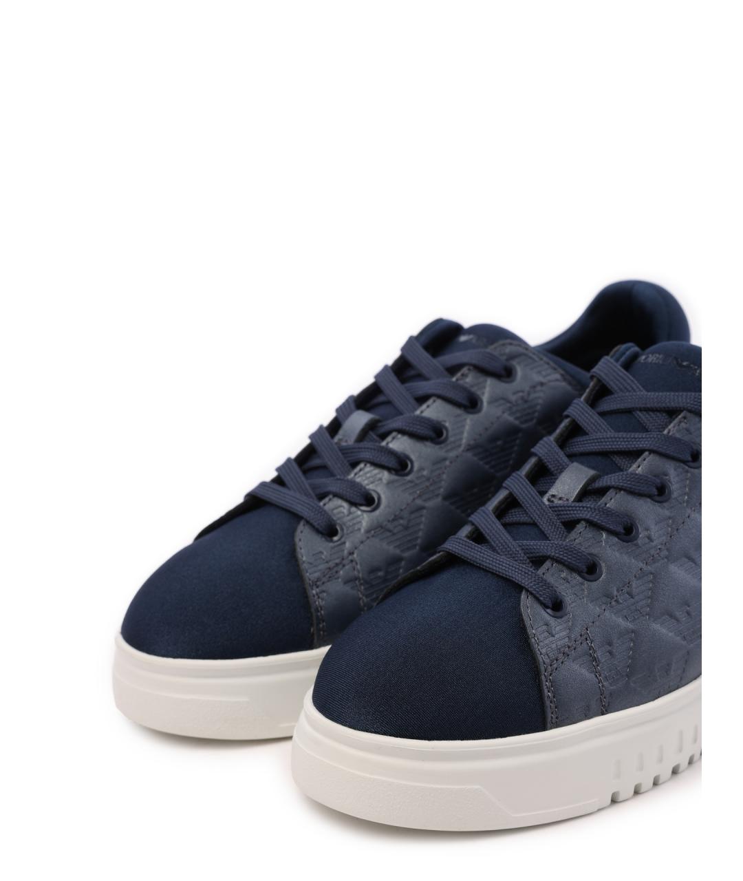 EMPORIO ARMANI Синие кеды, фото 5