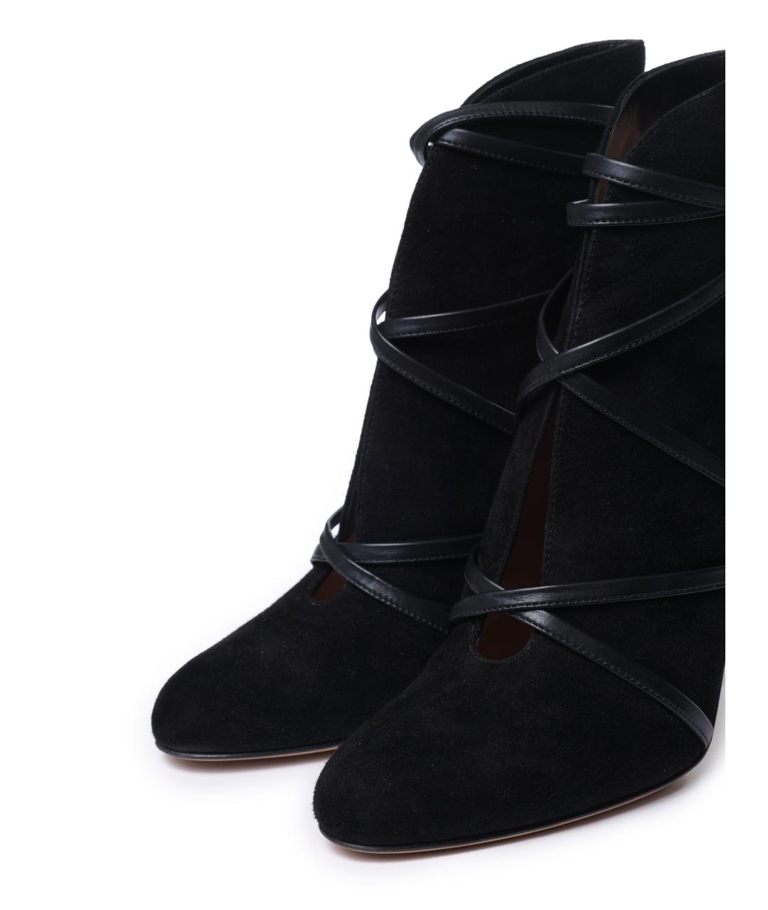 GIANVITO ROSSI Черные замшевые ботильоны, фото 5