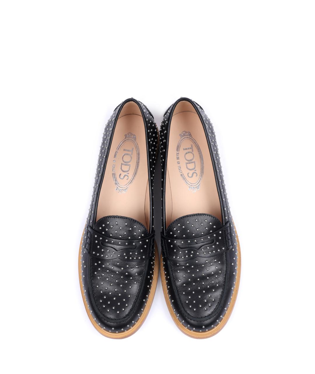 TOD'S Черные лоферы, фото 4