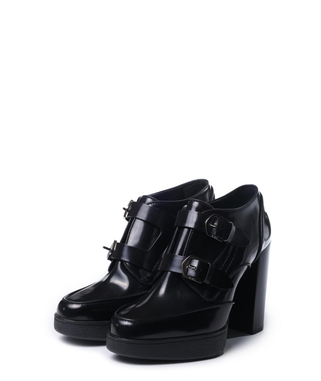 TOD'S Черные ботильоны из лакированной кожи, фото 2