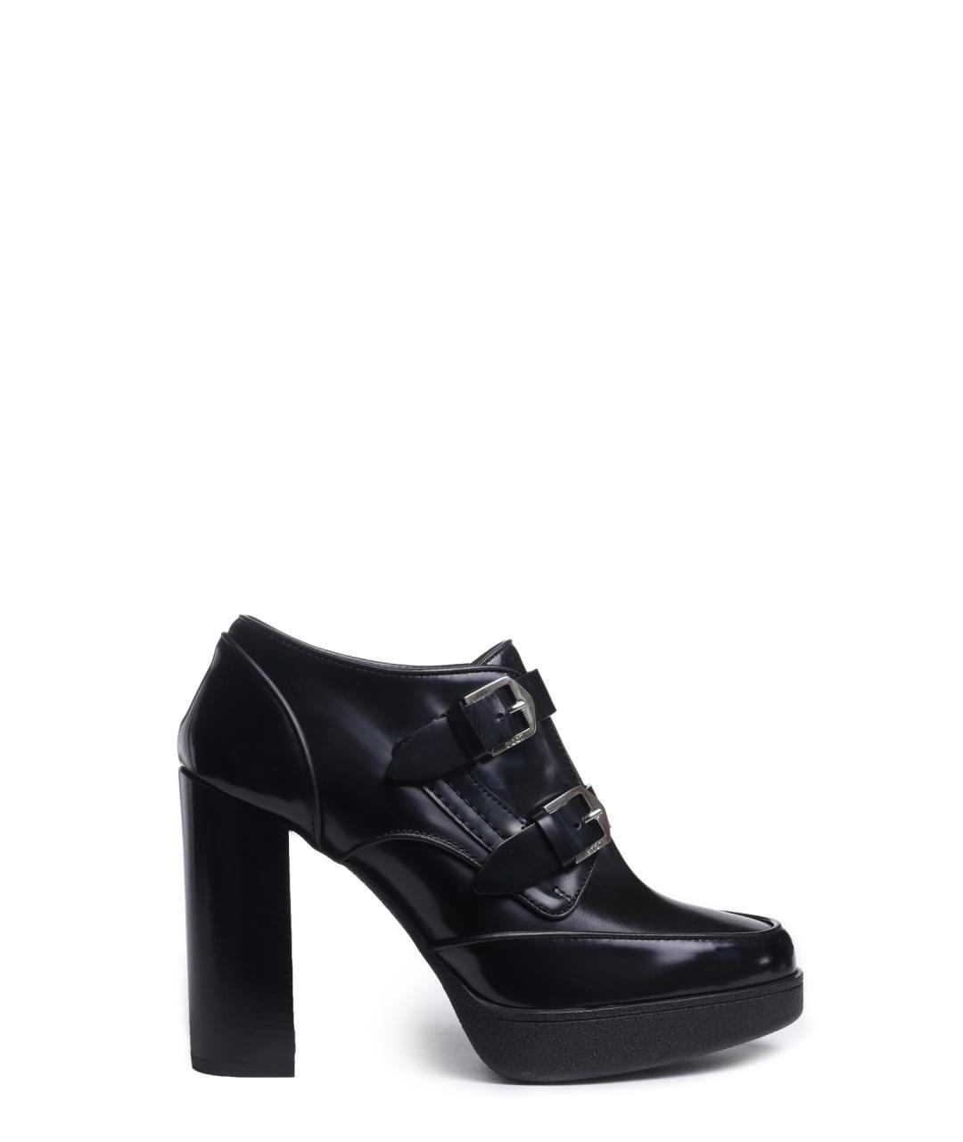 TOD'S Черные ботильоны из лакированной кожи, фото 1