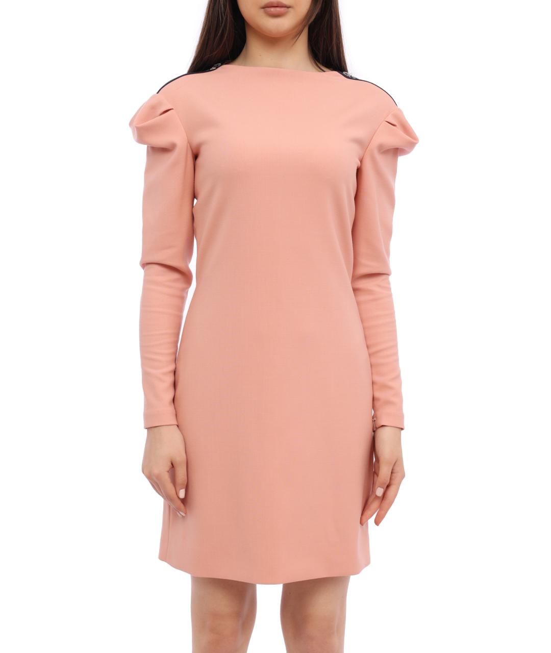 VICTORIA BECKHAM Розовое повседневное платье, фото 1