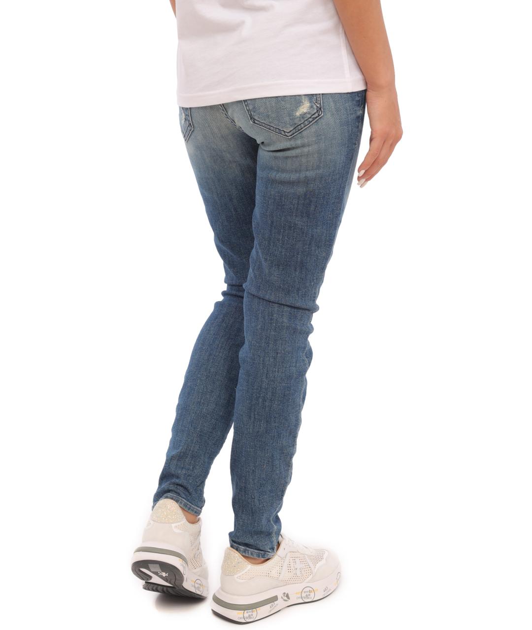 MOTHER Синие прямые джинсы, фото 4