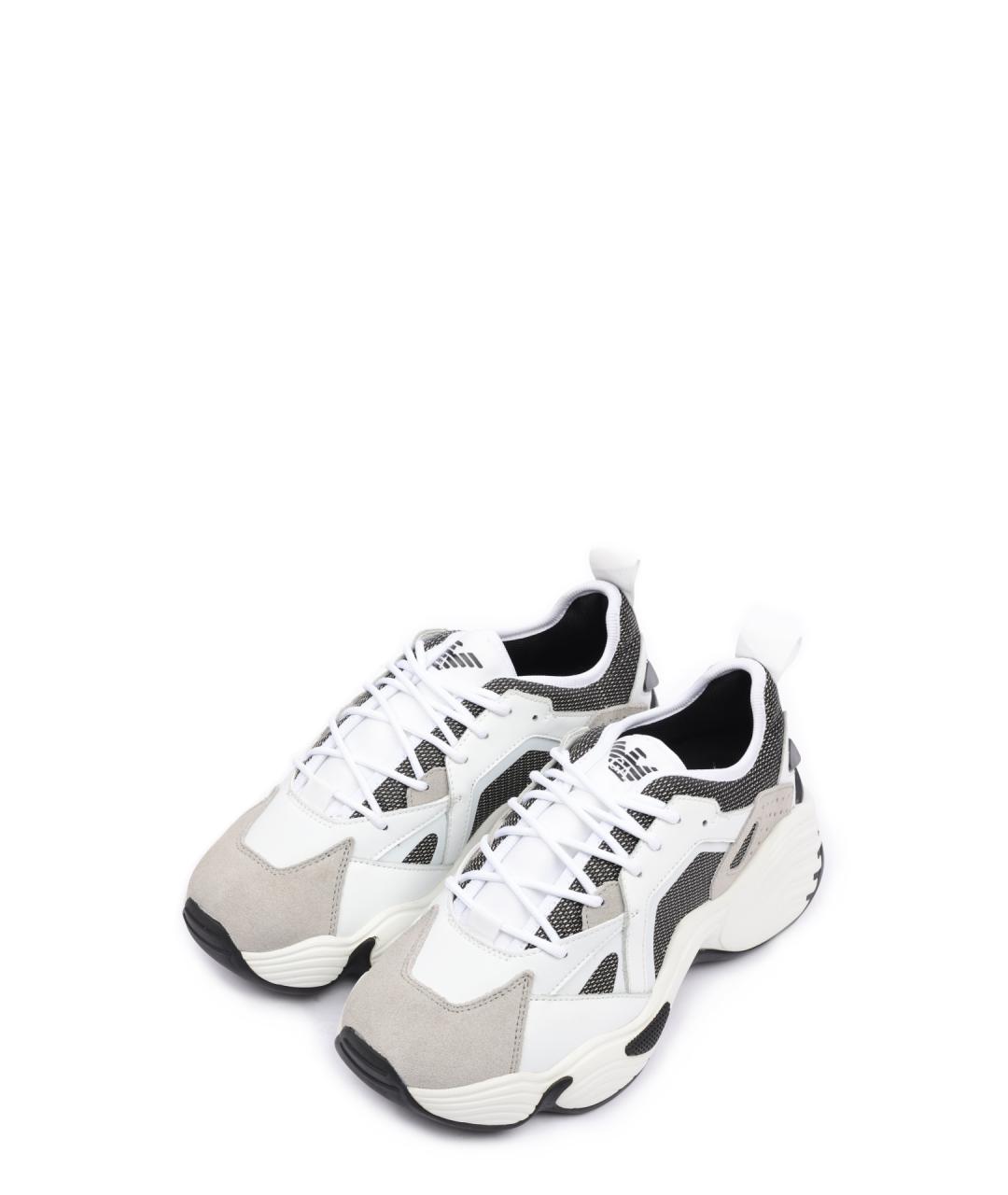 EMPORIO ARMANI Мульти высокие кроссовки / кеды, фото 2