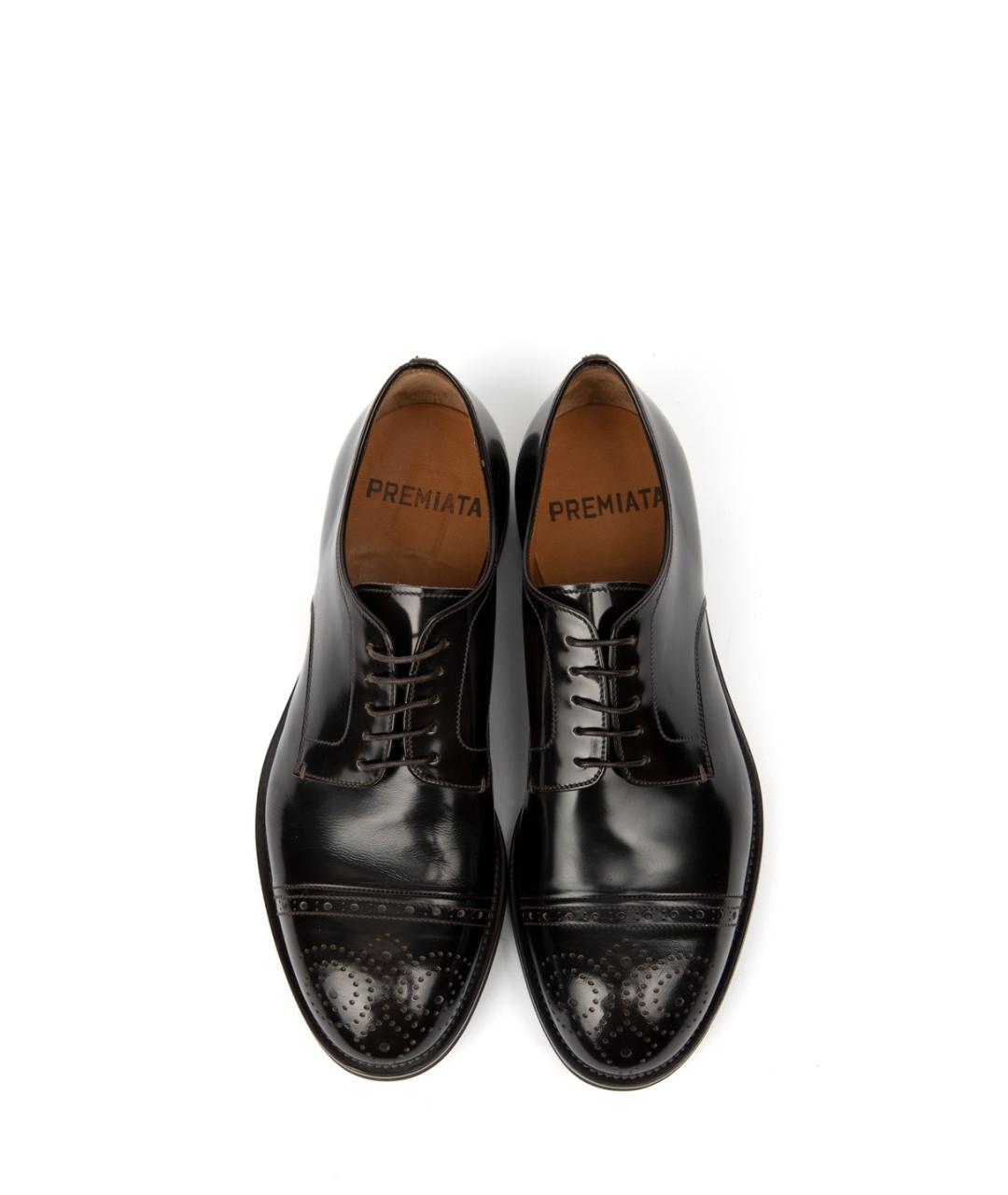 PREMIATA Черные кожаные туфли, фото 4
