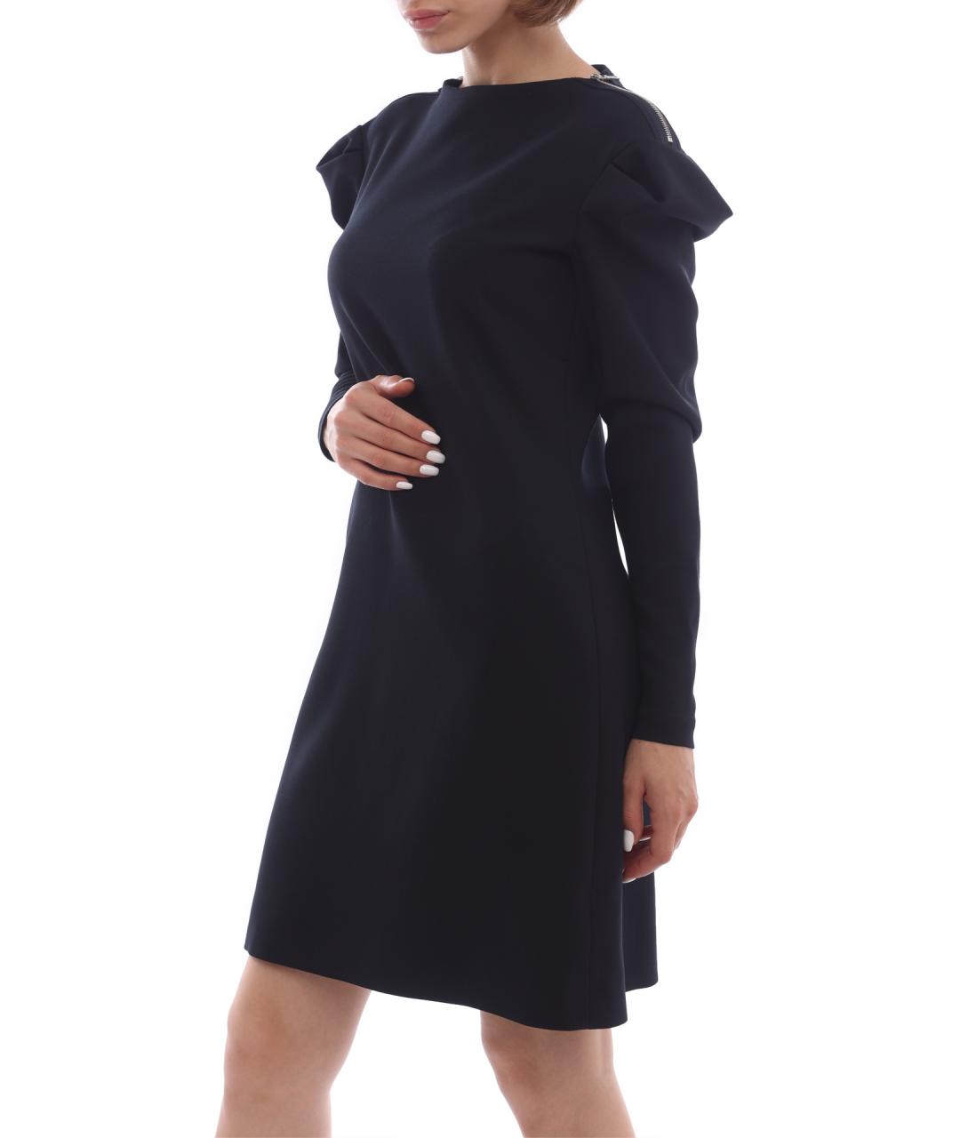 VICTORIA BECKHAM Синее повседневное платье, фото 3