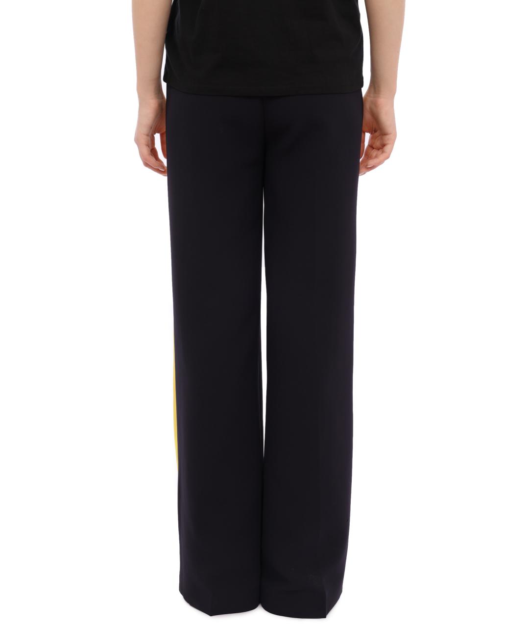 VICTORIA BECKHAM Синие прямые брюки, фото 4