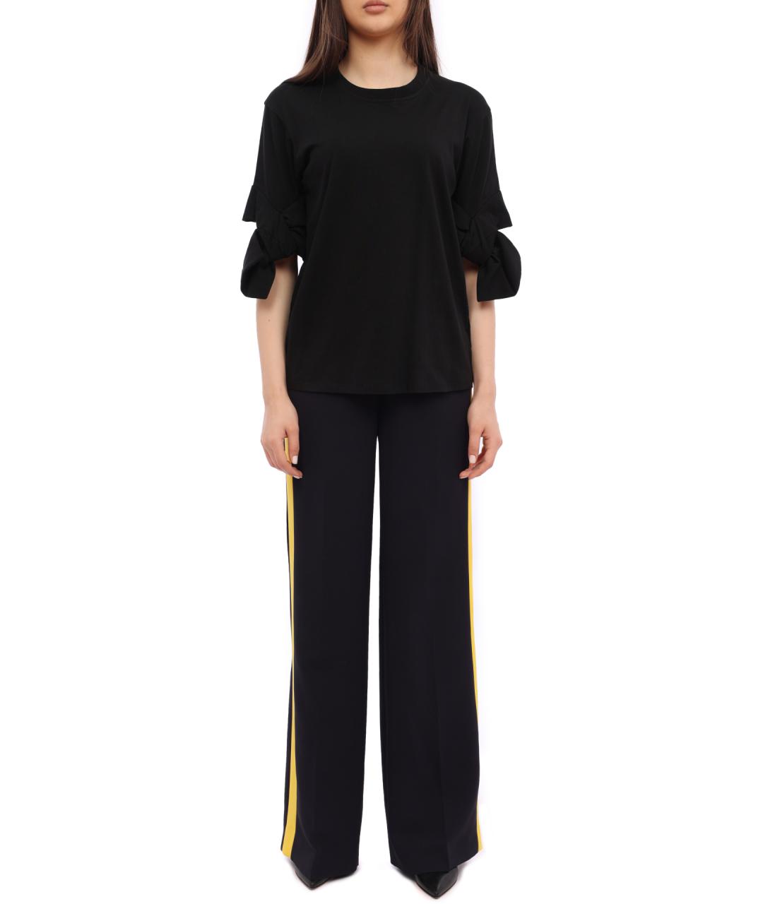 VICTORIA BECKHAM Синие прямые брюки, фото 2