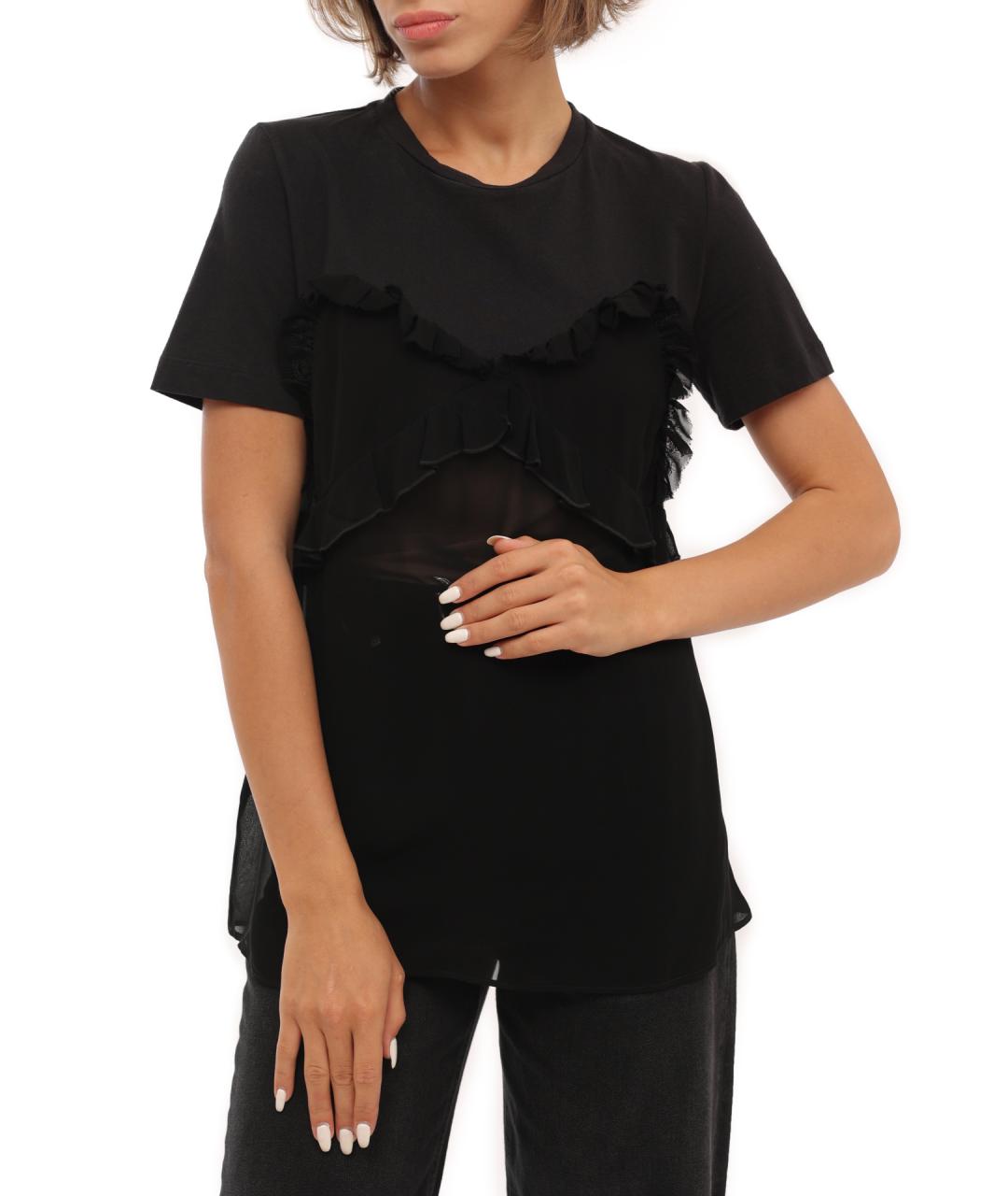 PINKO Черная футболка, фото 1