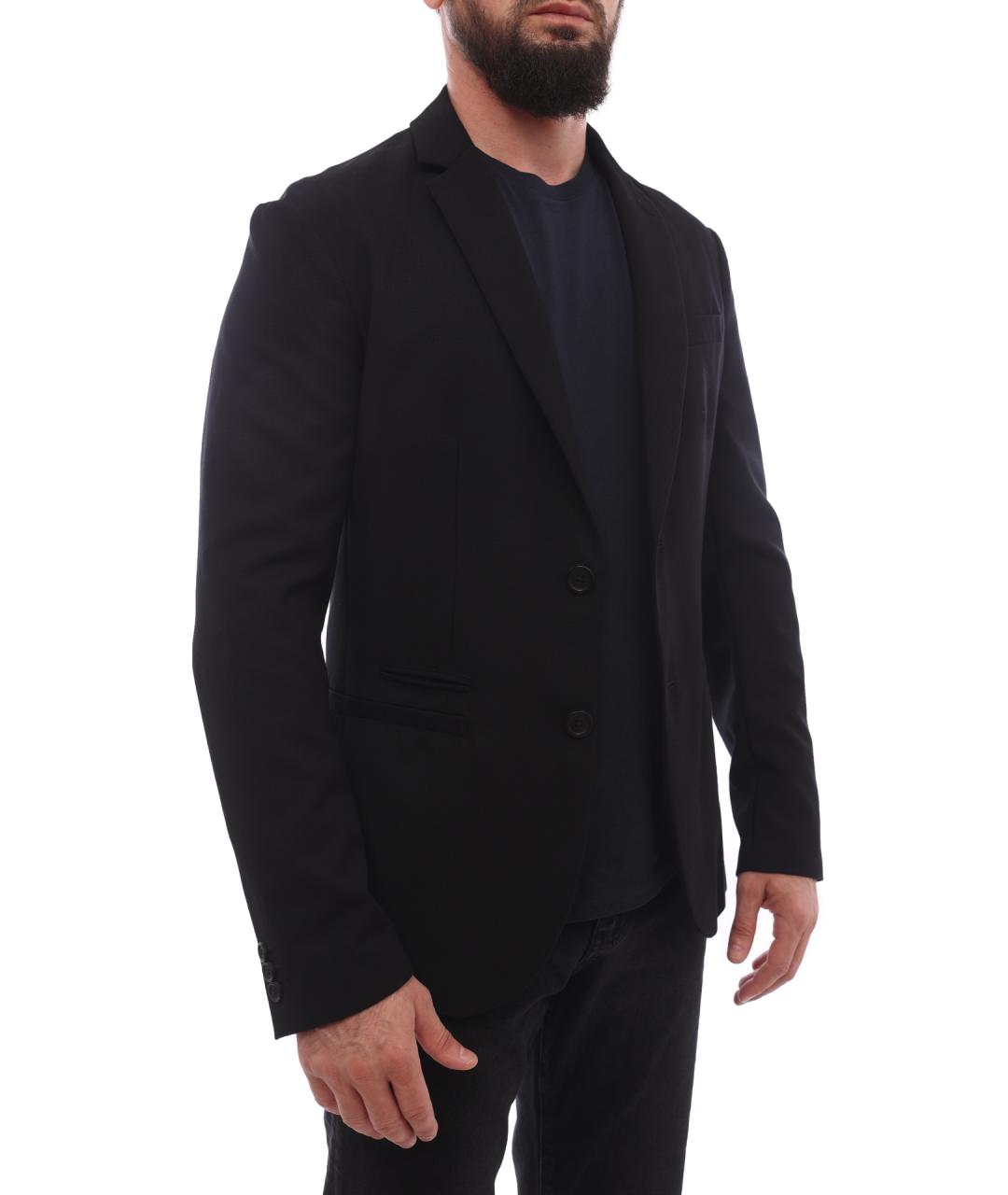 ARMANI EXCHANGE Черный полиэстеровый пиджак, фото 3