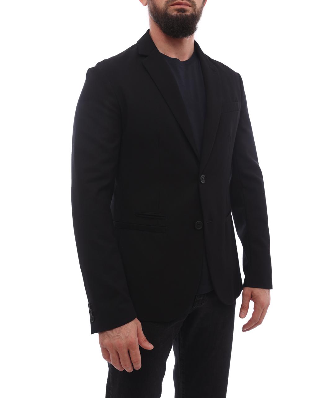 ARMANI EXCHANGE Черный полиэстеровый пиджак, фото 5