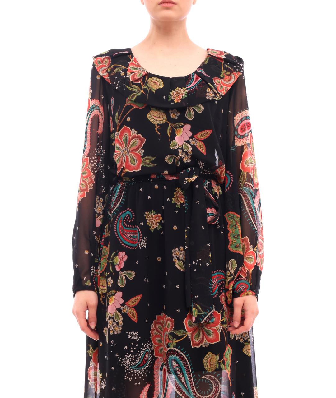 LIU JO Черное повседневное платье, фото 2