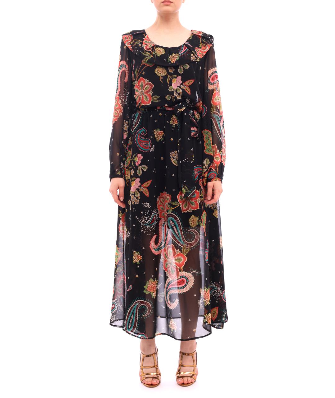 LIU JO Черное повседневное платье, фото 1