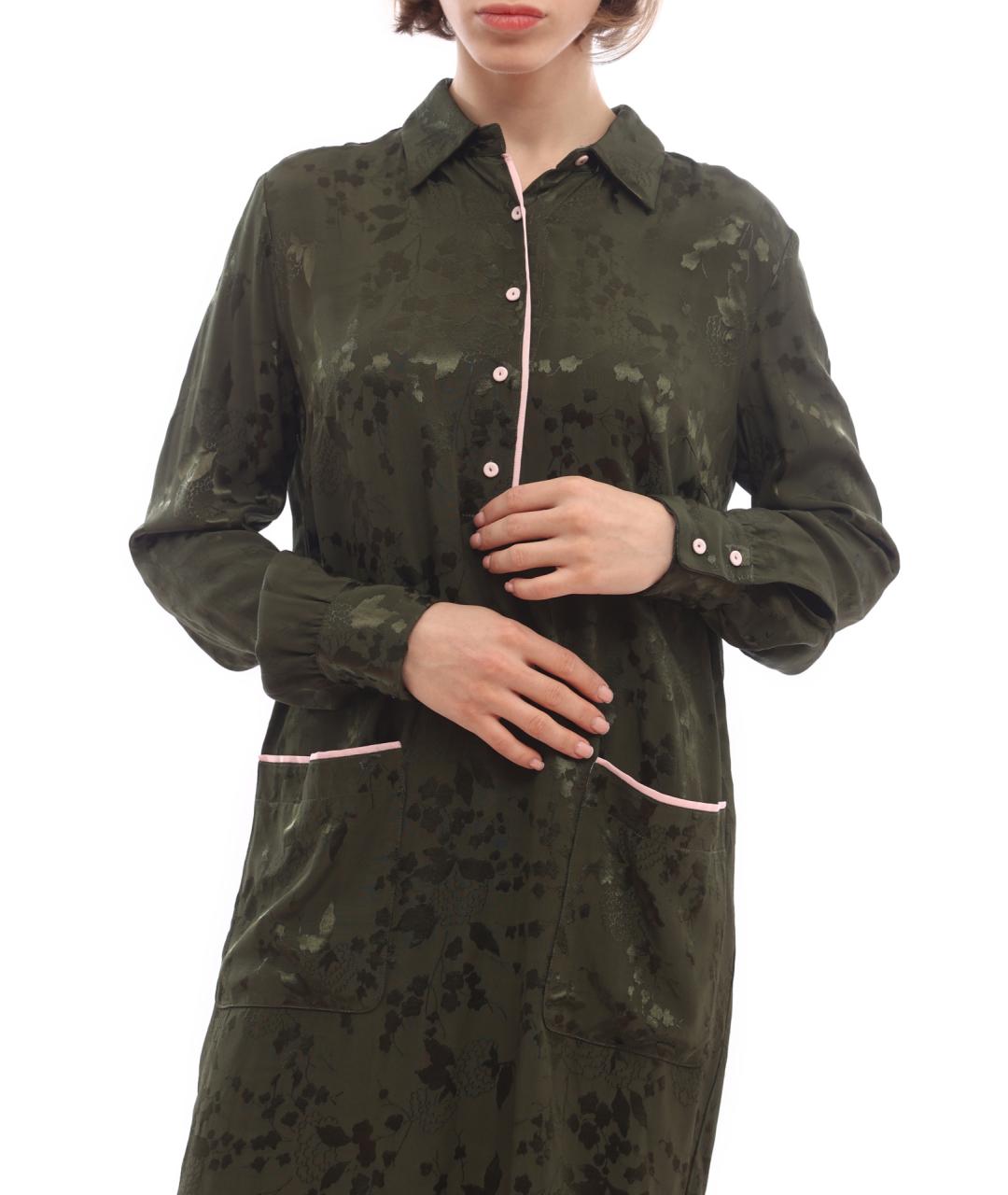 PINKO Зеленые повседневное платье, фото 2