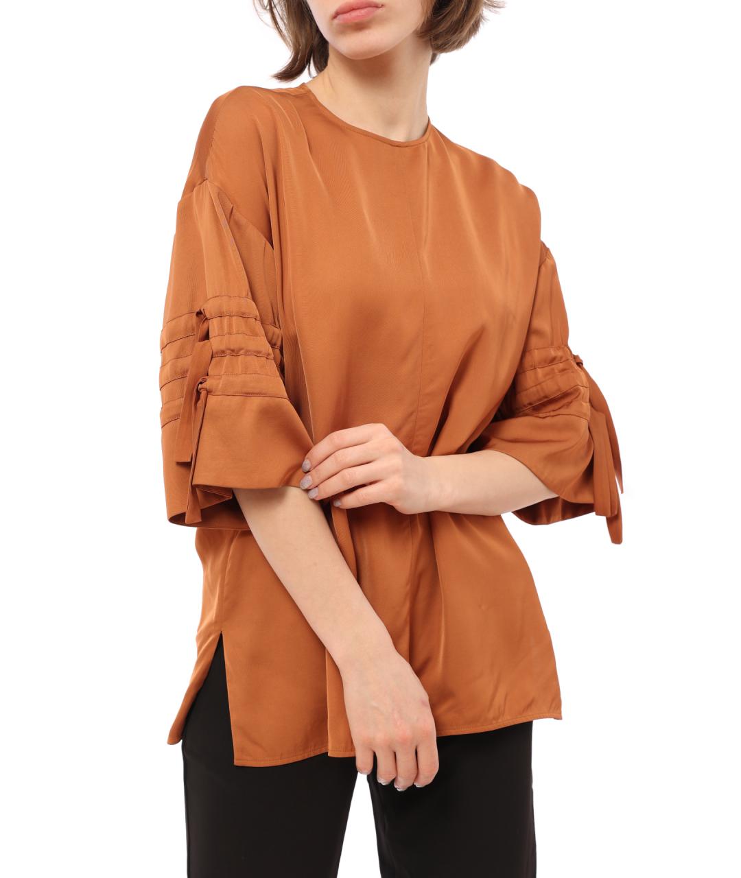 VICTORIA BECKHAM Оранжевая майка, фото 5