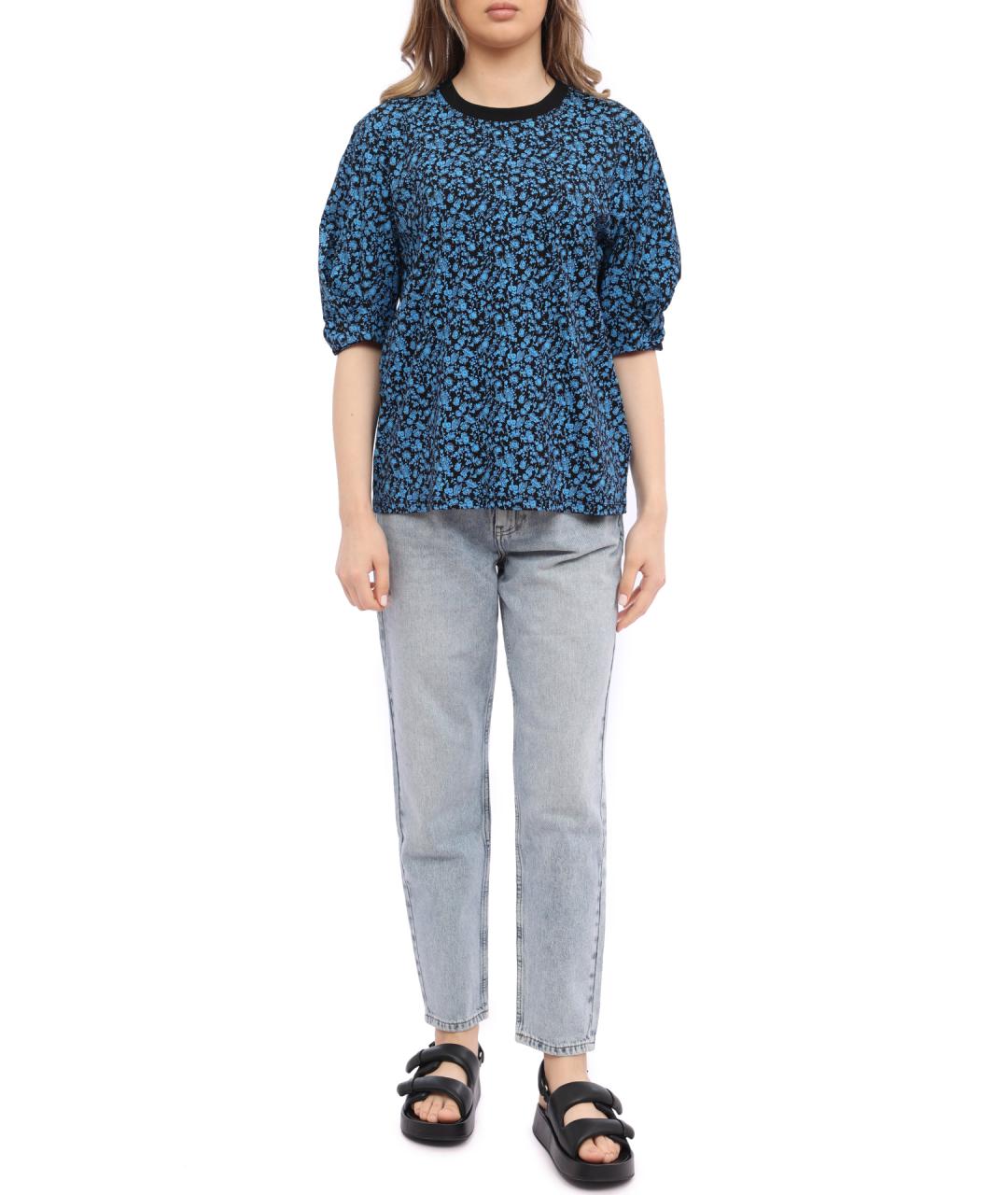 VICTORIA BECKHAM Синяя футболка, фото 2