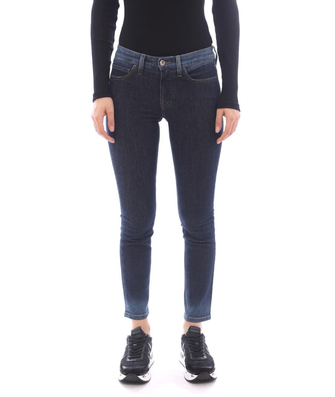 VICTORIA BECKHAM Синие прямые джинсы, фото 1