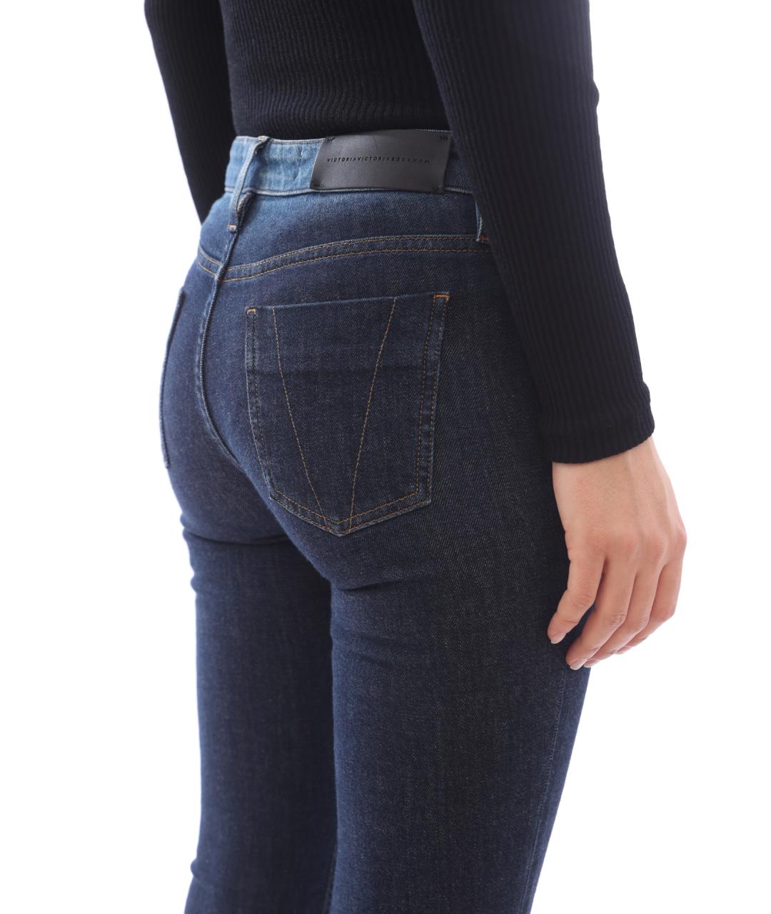 VICTORIA BECKHAM Синие прямые джинсы, фото 6