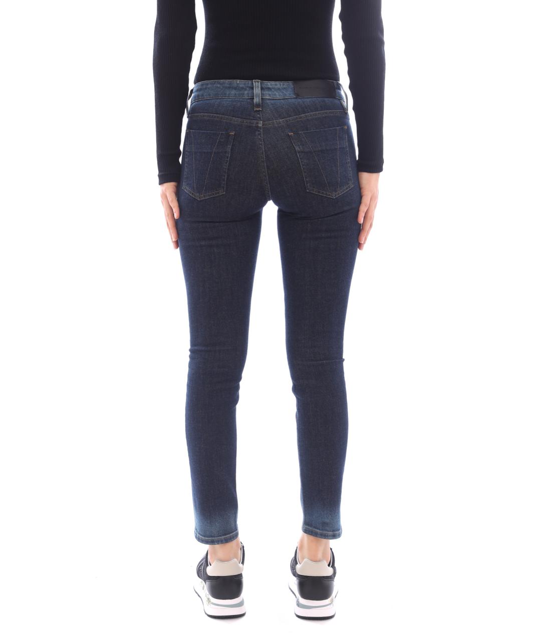 VICTORIA BECKHAM Синие прямые джинсы, фото 4