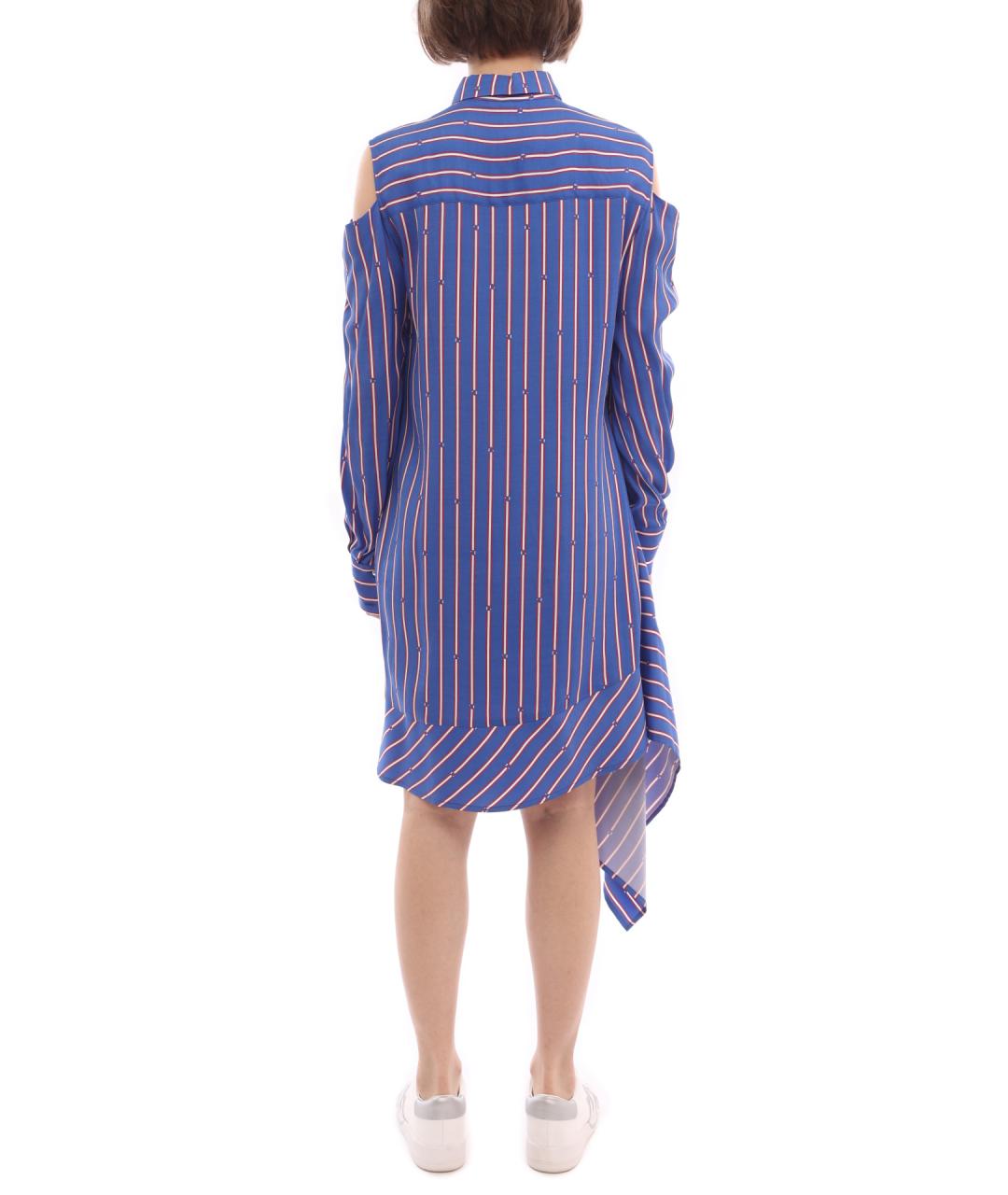 PINKO Синее повседневное платье, фото 4