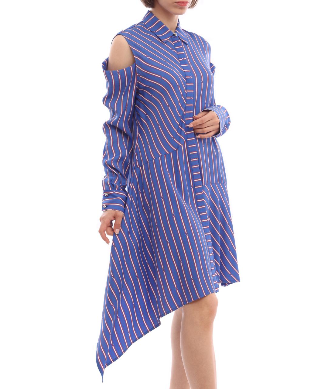 PINKO Синее повседневное платье, фото 6