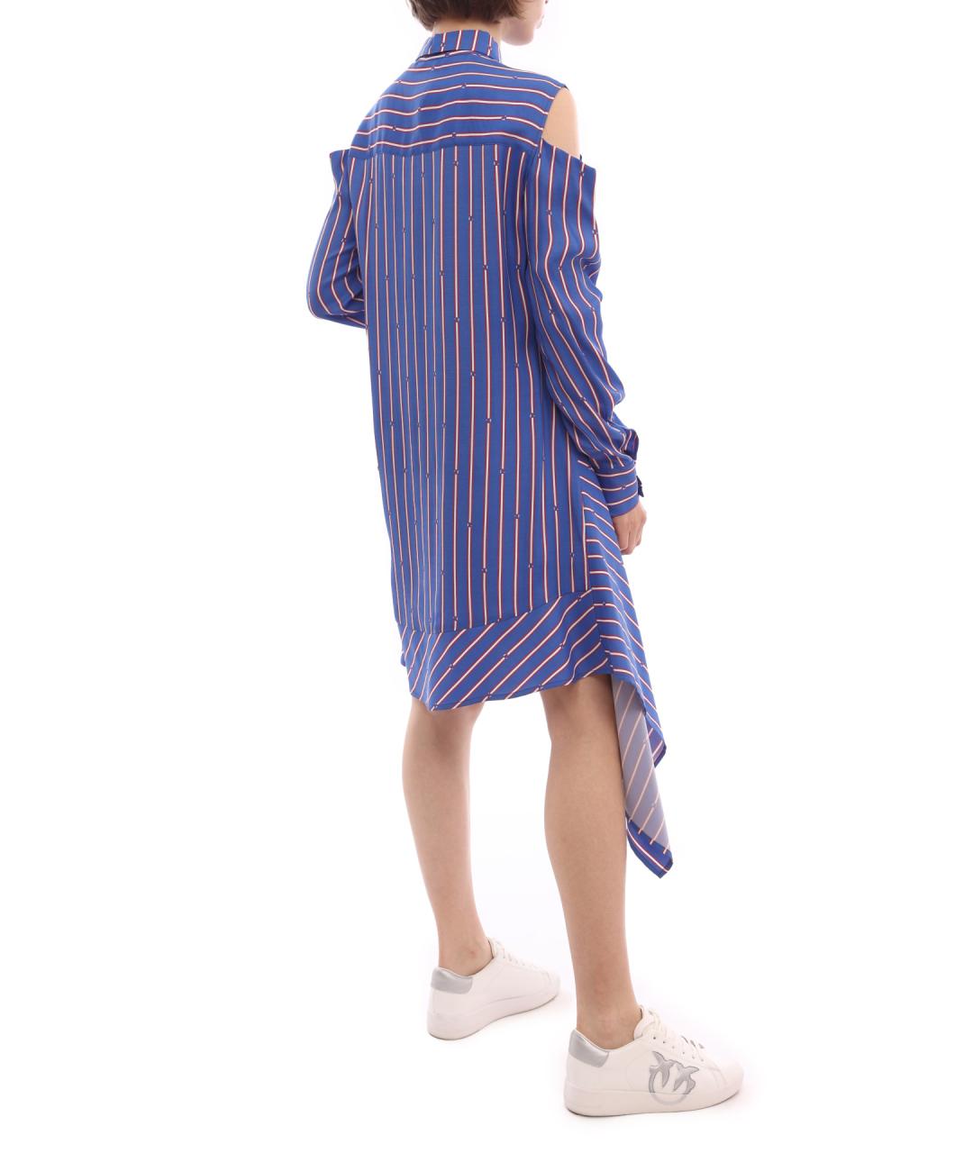 PINKO Синее повседневное платье, фото 5