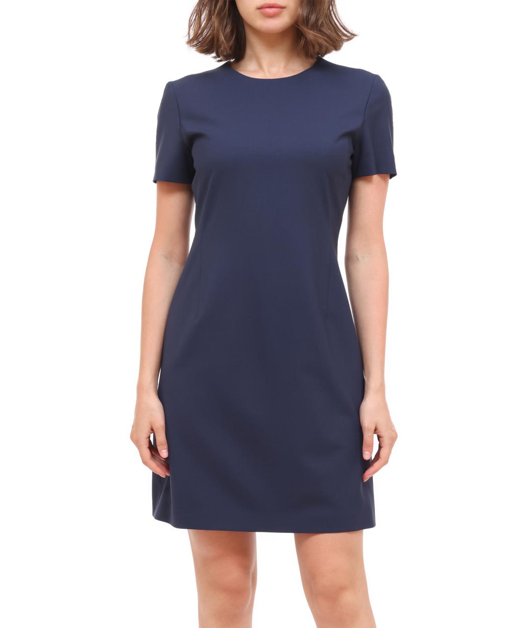 THEORY Синее повседневное платье, фото 1