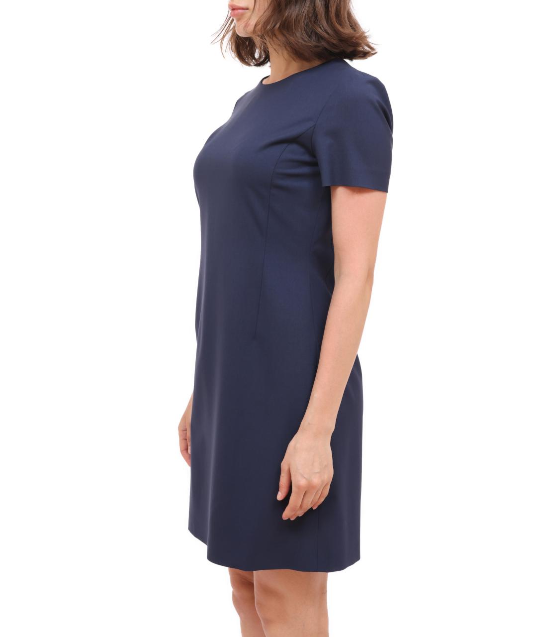 THEORY Синее повседневное платье, фото 3