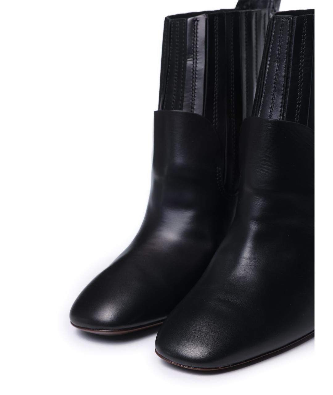 TOD'S Черные кожаные ботильоны, фото 6